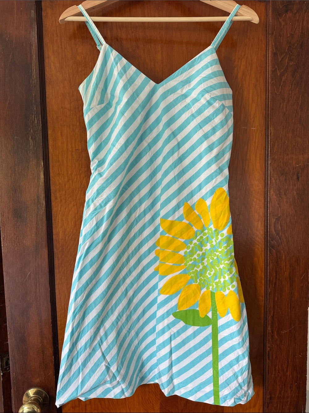 Lilly Pulitzer Striped Sundress with Sunflower Print